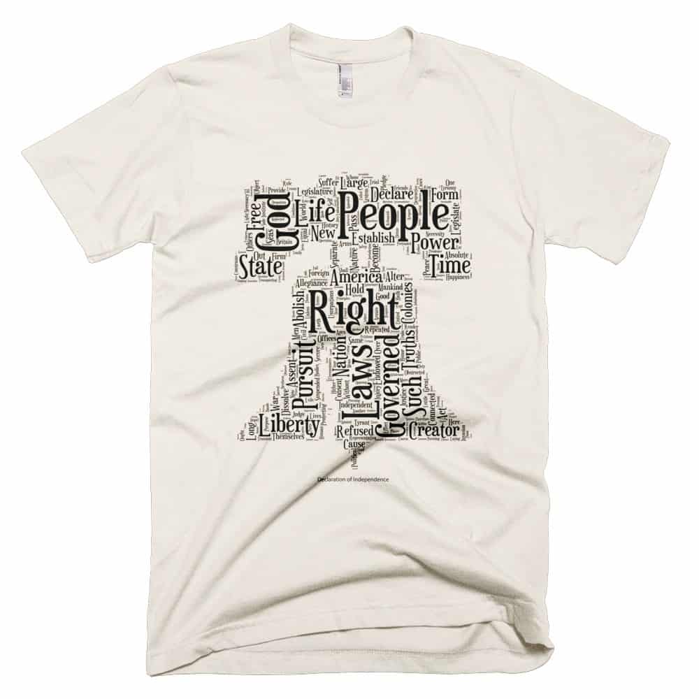 Liberty Bell T-shirt - Creme