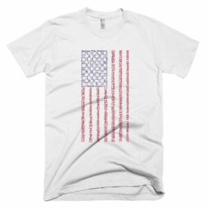 Pledge of Allegiance T-shirt - White