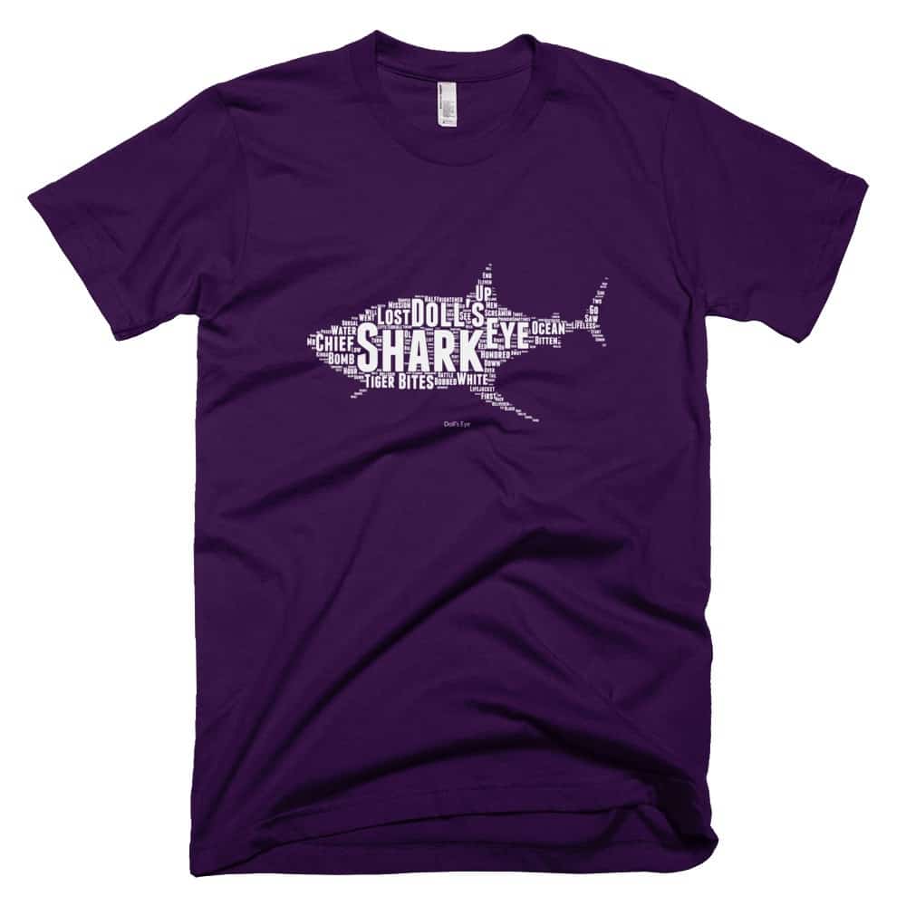 Shark T-shirt - Eggplant